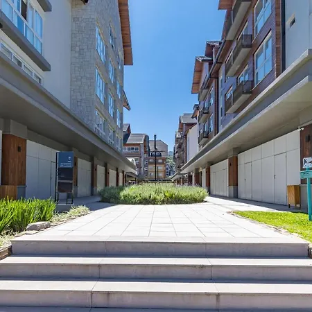Rosa Edificio Vita Boulevard Gramado Exterior photo