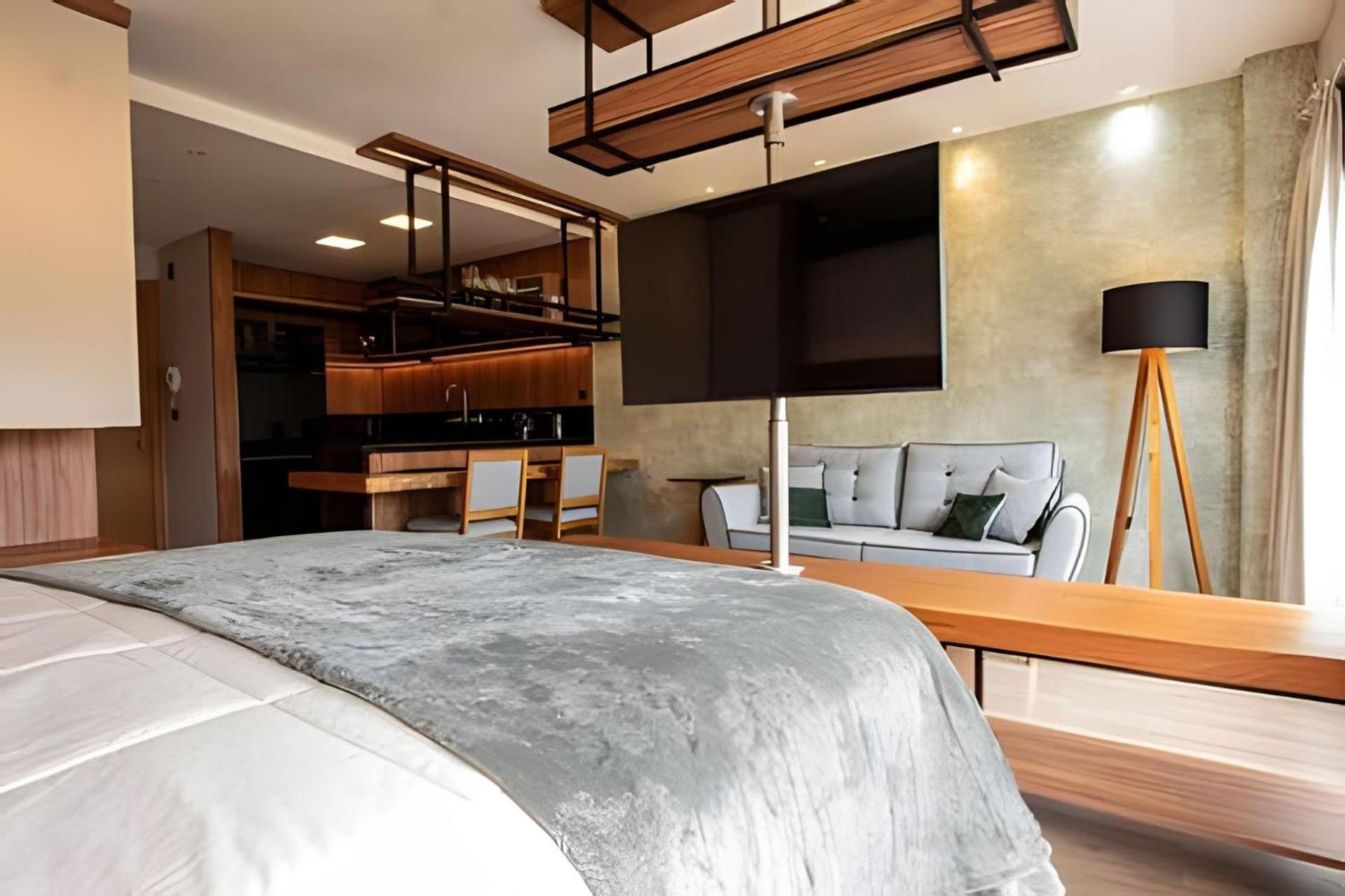 Rosa Edificio Boulevard Apartment Gramado